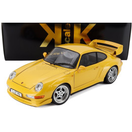 KK SCALE PORSCHE 911 993 GT2 COUPE 1996 - CERCHI SPEEDLINE - SPEEDLINE RIMS - YELLOW 1/12