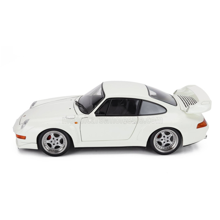 KK SCALE PORSCHE 911 993 GT2 WITH SPEEDLINE RIMS 1996 - WHITE 1/12