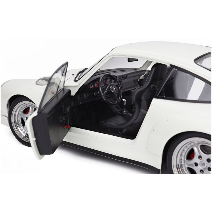 KK SCALE PORSCHE 911 993 GT2 WITH SPEEDLINE RIMS 1996 - WHITE 1/12