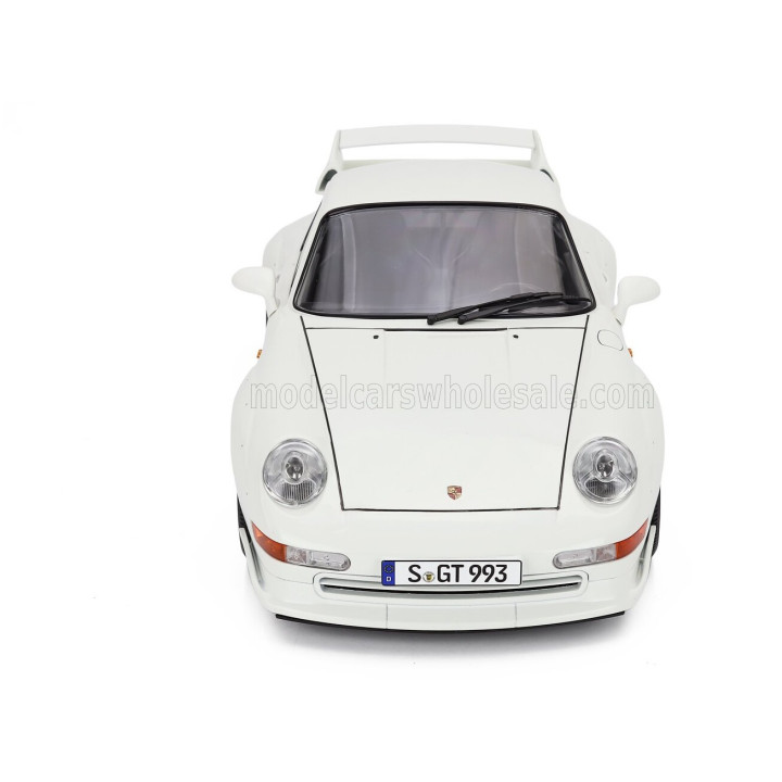 KK SCALE PORSCHE 911 993 GT2 WITH SPEEDLINE RIMS 1996 - WHITE 1/12