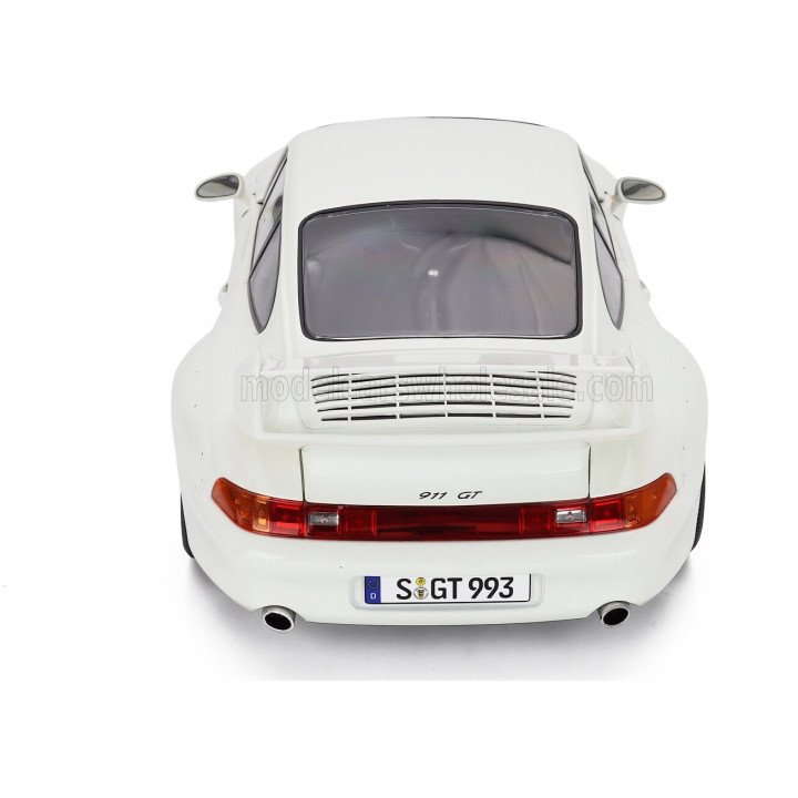 KK SCALE PORSCHE 911 993 GT2 WITH SPEEDLINE RIMS 1996 - WHITE 1/12