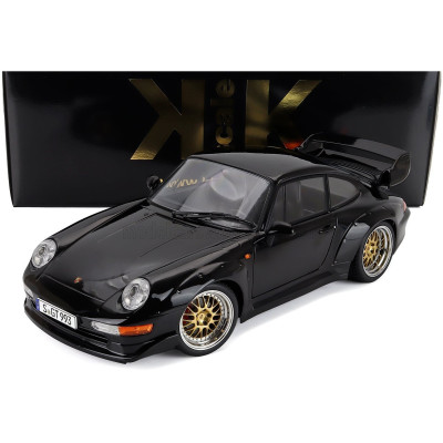 KK SCALE PORSCHE 911 993 GT2 COUPE 1996 - CERCHI BBS - BBS RIMS - BLACK 1/12