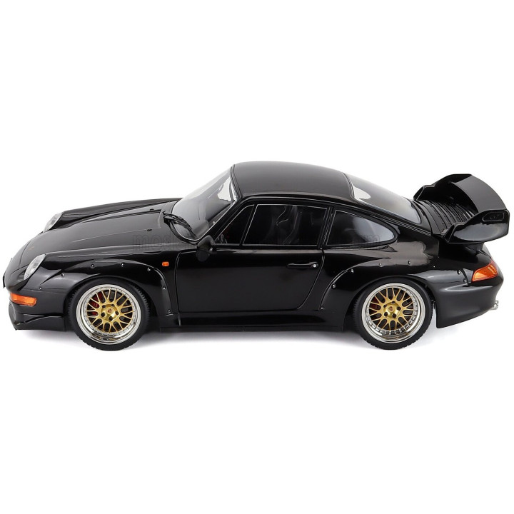 KK SCALE PORSCHE 911 993 GT2 COUPE 1996 - CERCHI BBS - BBS RIMS - BLACK 1/12