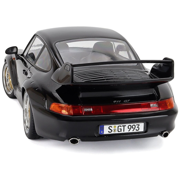 KK SCALE PORSCHE 911 993 GT2 COUPE 1996 - CERCHI BBS - BBS RIMS - BLACK 1/12