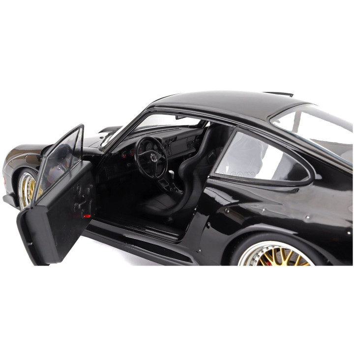 KK SCALE PORSCHE 911 993 GT2 COUPE 1996 - CERCHI BBS - BBS RIMS - BLACK 1/12