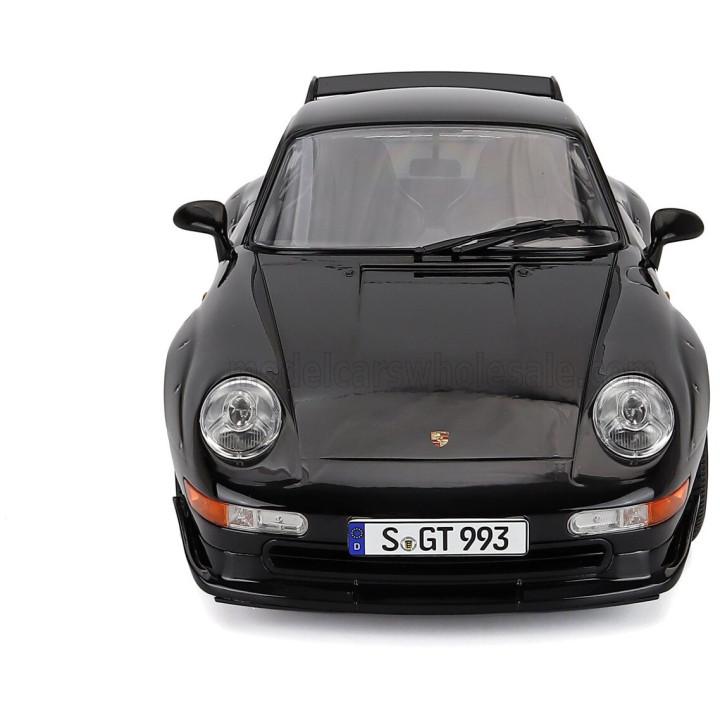 KK SCALE PORSCHE 911 993 GT2 COUPE 1996 - CERCHI BBS - BBS RIMS - BLACK 1/12