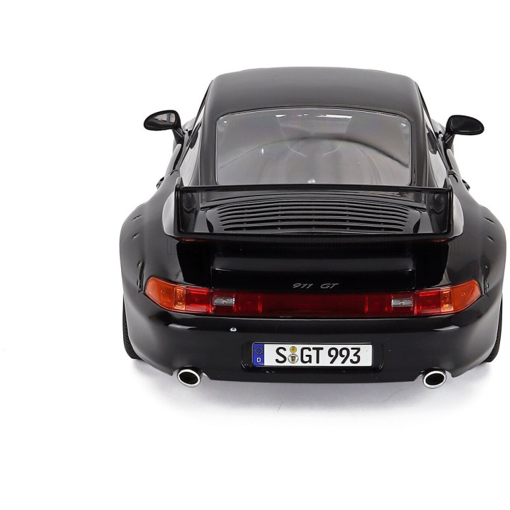KK SCALE PORSCHE 911 993 GT2 COUPE 1996 - CERCHI BBS - BBS RIMS - BLACK 1/12