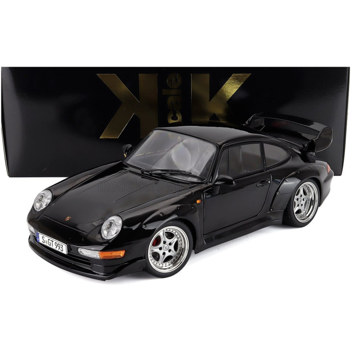 KK SCALE PORSCHE 911 993 GT2 COUPE 1996 - CERCHI SPEEDLINE - SPEEDLINE RIMS - BLACK 1/12