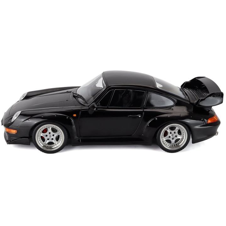 KK SCALE PORSCHE 911 993 GT2 COUPE 1996 - CERCHI SPEEDLINE - SPEEDLINE RIMS - BLACK 1/12