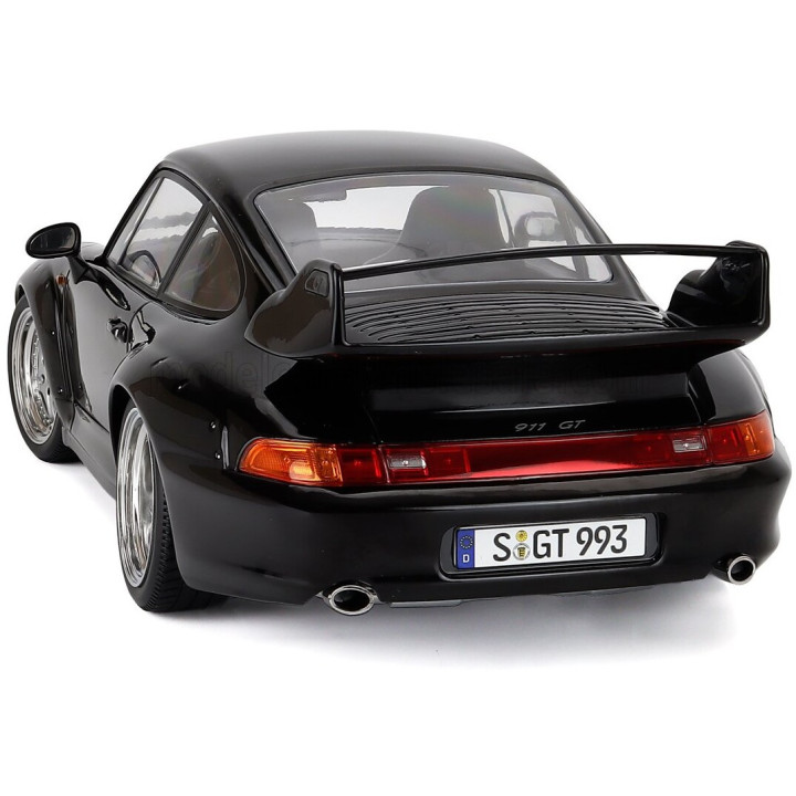 KK SCALE PORSCHE 911 993 GT2 COUPE 1996 - CERCHI SPEEDLINE - SPEEDLINE RIMS - BLACK 1/12