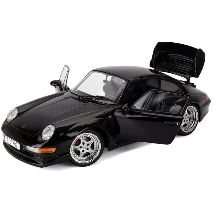 KK SCALE PORSCHE 911 993 GT2 COUPE 1996 - CERCHI SPEEDLINE - SPEEDLINE RIMS - BLACK 1/12