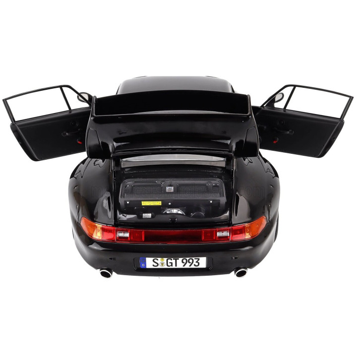 KK SCALE PORSCHE 911 993 GT2 COUPE 1996 - CERCHI SPEEDLINE - SPEEDLINE RIMS - BLACK 1/12