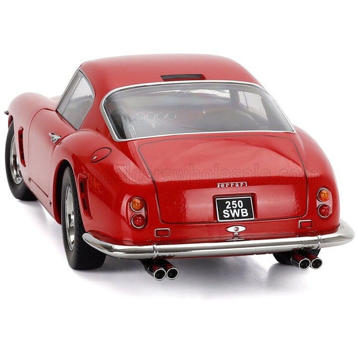 KK SCALE FERRARI 250GT SWB COUPE 1961 - RED 1/12