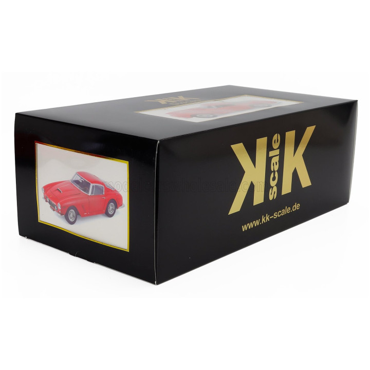KK SCALE FERRARI 250GT SWB COUPE 1961 - RED 1/12