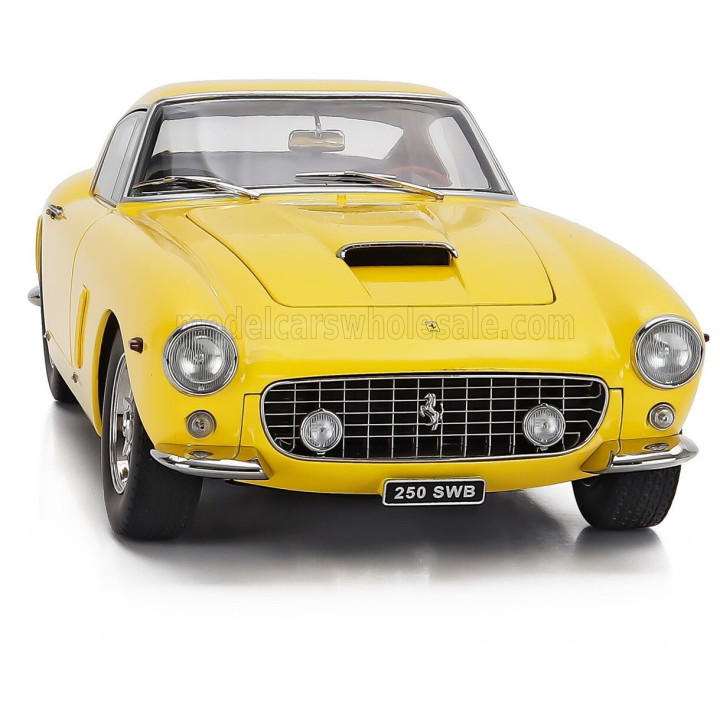 KK SCALE FERRARI 250GT SWB COUPE 1961 - YELLOW 1/12