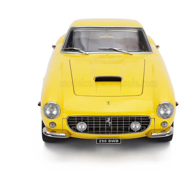 KK SCALE FERRARI 250GT SWB COUPE 1961 - YELLOW 1/12