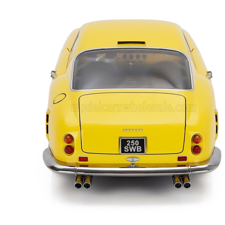 KK SCALE FERRARI 250GT SWB COUPE 1961 - YELLOW 1/12