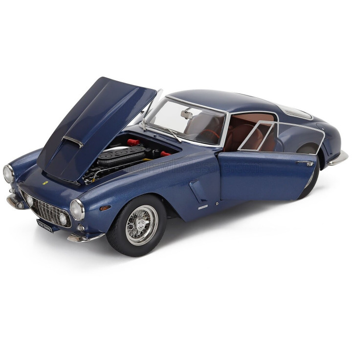 KK SCALE FERRARI 250GT SWB COUPE 1961 - BLUE 1/12