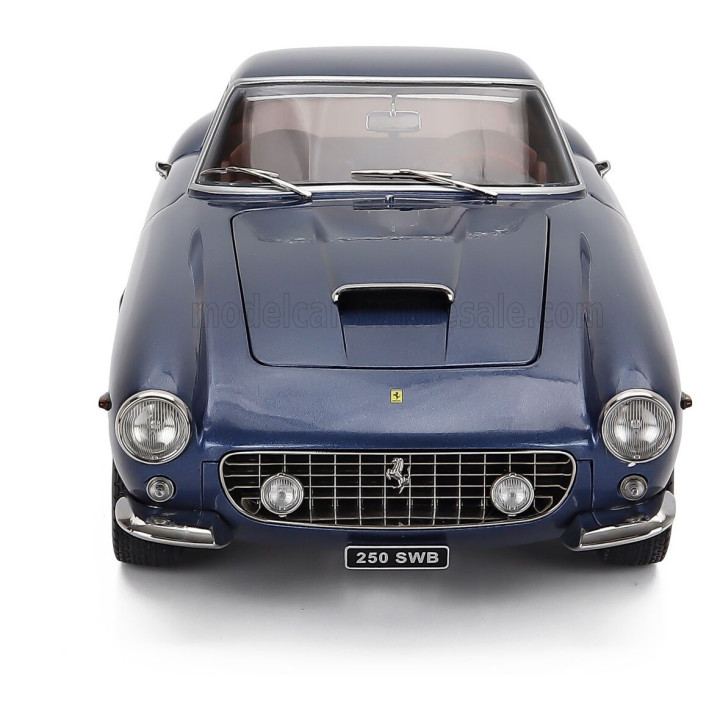 KK SCALE FERRARI 250GT SWB COUPE 1961 - BLUE 1/12
