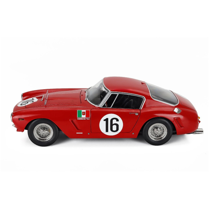 KK SCALE FERRARI 250GT SWB 3.0L V12 COUPE TEAM SCUDERIA SERENISSIMA N 16 24h LE MANS 1961 MAURICE TRINTIGNANT - CARLO MARIA