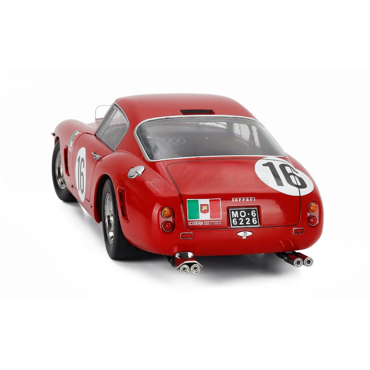 KK SCALE FERRARI 250GT SWB 3.0L V12 COUPE TEAM SCUDERIA SERENISSIMA N 16 24h LE MANS 1961 MAURICE TRINTIGNANT - CARLO MARIA