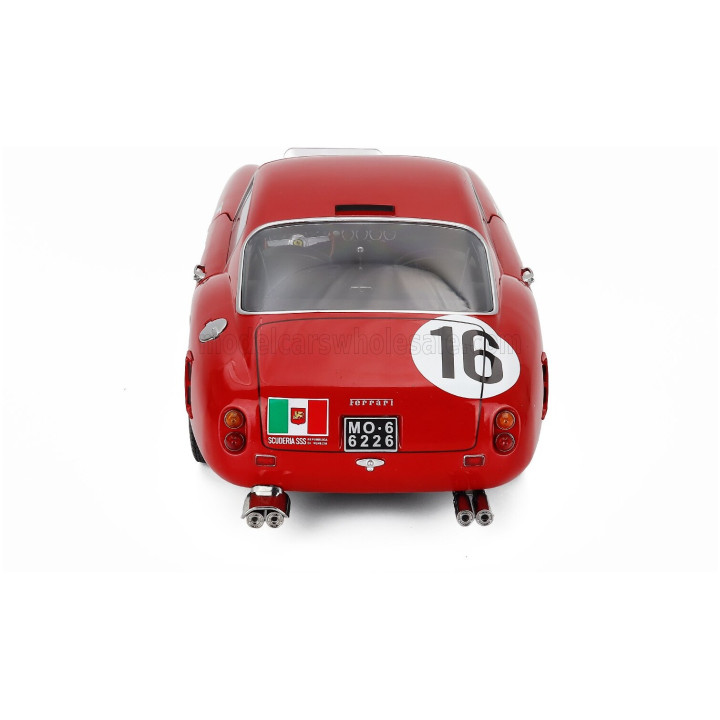 KK SCALE FERRARI 250GT SWB 3.0L V12 COUPE TEAM SCUDERIA SERENISSIMA N 16 24h LE MANS 1961 MAURICE TRINTIGNANT - CARLO MARIA