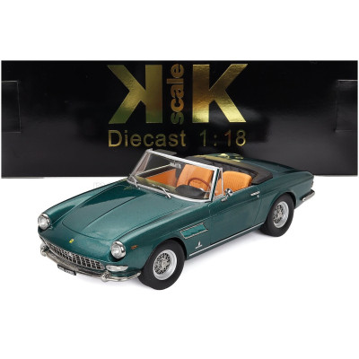 KK SCALE FERRARI 275 GTS PININFARINA SPIDER JAY KAY JAMIROQUAI 1964 - GREEN MET 1/18