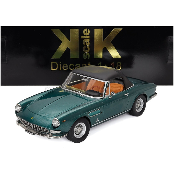 KK SCALE FERRARI 275 GTS PININFARINA SPIDER JAY KAY JAMIROQUAI 1964 - GREEN MET 1/18