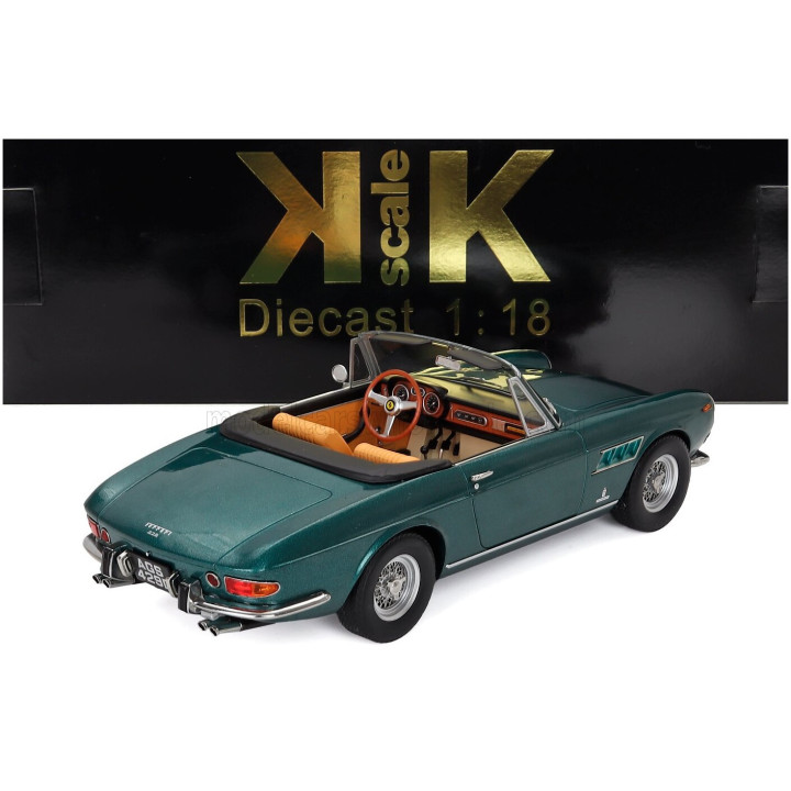 KK SCALE FERRARI 275 GTS PININFARINA SPIDER JAY KAY JAMIROQUAI 1964 - GREEN MET 1/18