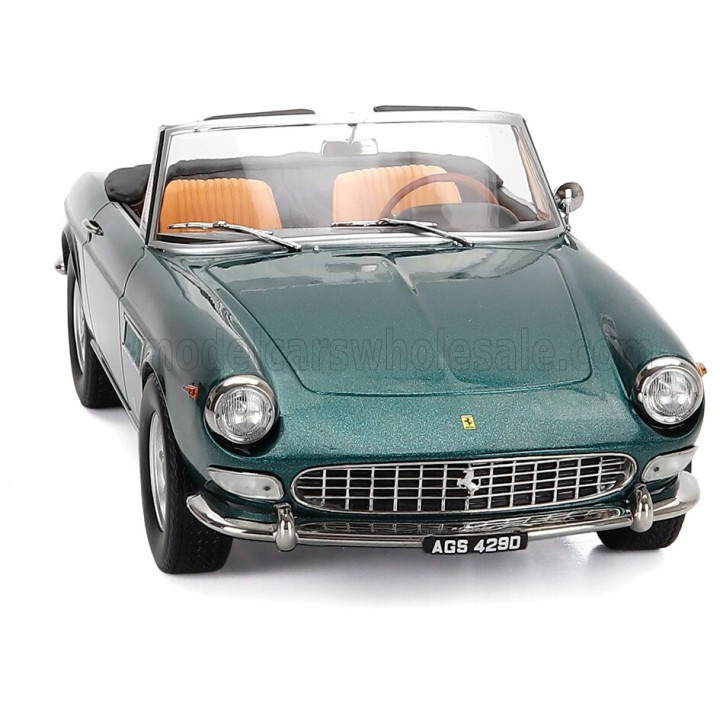 KK SCALE FERRARI 275 GTS PININFARINA SPIDER JAY KAY JAMIROQUAI 1964 - GREEN MET 1/18