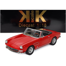 KK SCALE FERRARI 275 GTS PININFARINA SPIDER 1964 - RED 1/18