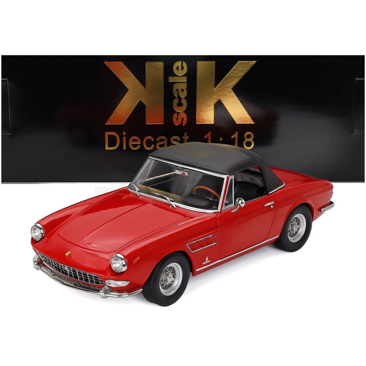 KK SCALE FERRARI 275 GTS PININFARINA SPIDER 1964 - RED 1/18