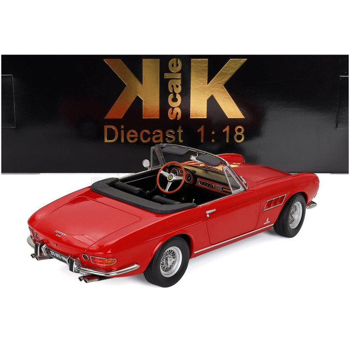 KK SCALE FERRARI 275 GTS PININFARINA SPIDER 1964 - RED 1/18