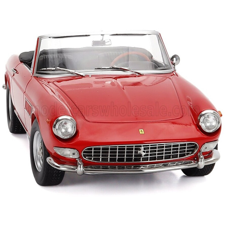 KK SCALE FERRARI 275 GTS PININFARINA SPIDER 1964 - RED 1/18