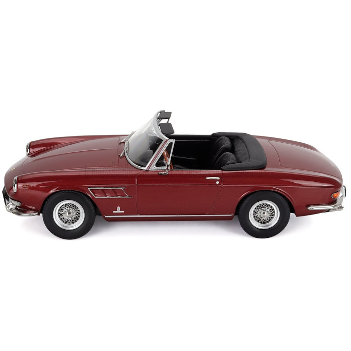 KK SCALE FERRARI 275 GTS PININFARINA SPIDER PERSONAL CAR STEVE McQUEEN 1964 - RED MET 1/18