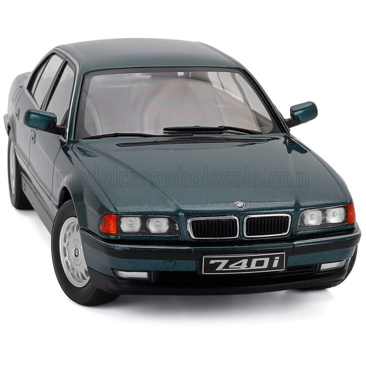 KK SCALE BMW 7-SERIES 740i (E38) 1994 - GREEN MET 1/18