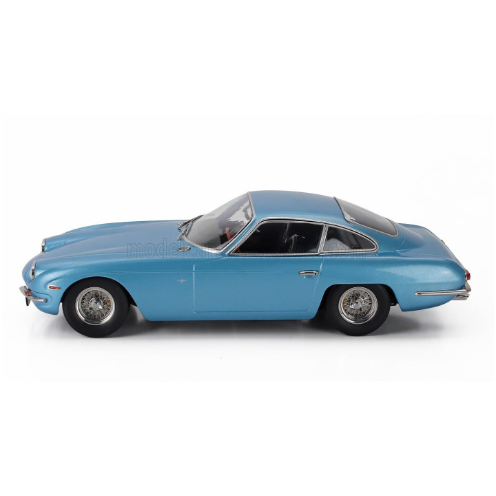 KK SCALE LAMBORGHINI 400 GT 2+2 1965 - LIGHT BLUE MET 1/18