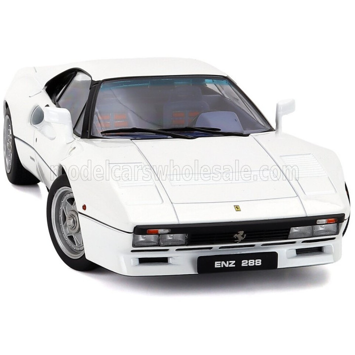 KK SCALE FERRARI 288 GTO 1984 - WHITE 1/18