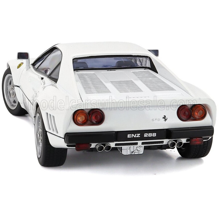 KK SCALE FERRARI 288 GTO 1984 - WHITE 1/18