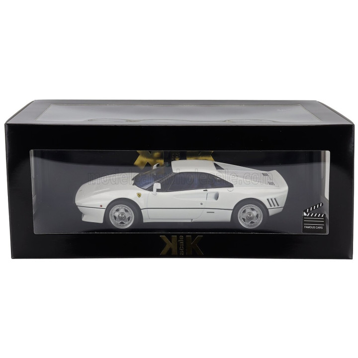 KK SCALE FERRARI 288 GTO 1984 - WHITE 1/18