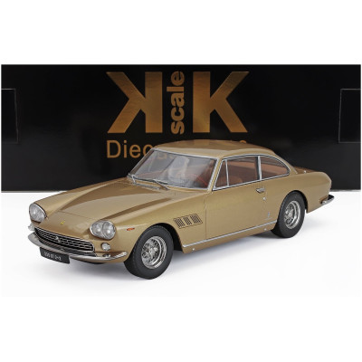 KK SCALE FERRARI 330GT 2+2 1964 - GOLD MET 1/18