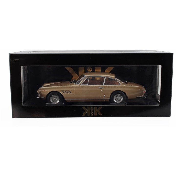 KK SCALE FERRARI 330GT 2+2 1964 - GOLD MET 1/18