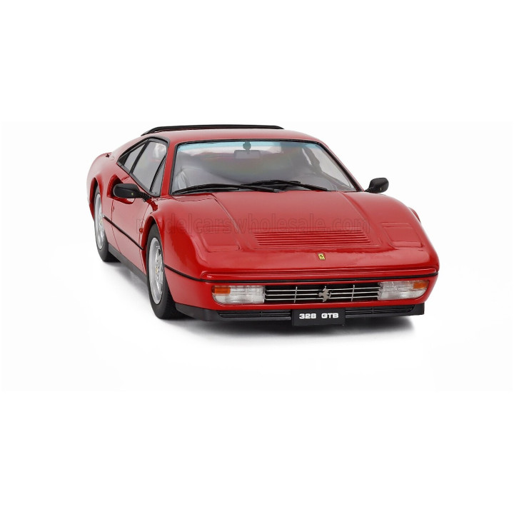 KK SCALE FERRARI 328 GTB 1985 - RED 1/18