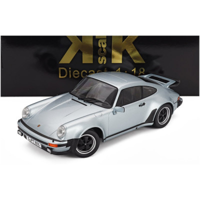 KK SCALE PORSCHE 911 930 3.0L TURBO COUPE 1976 - SILVER 1/18