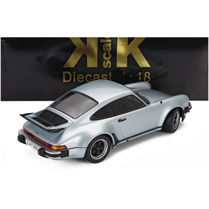 KK SCALE PORSCHE 911 930 3.0L TURBO COUPE 1976 - SILVER 1/18