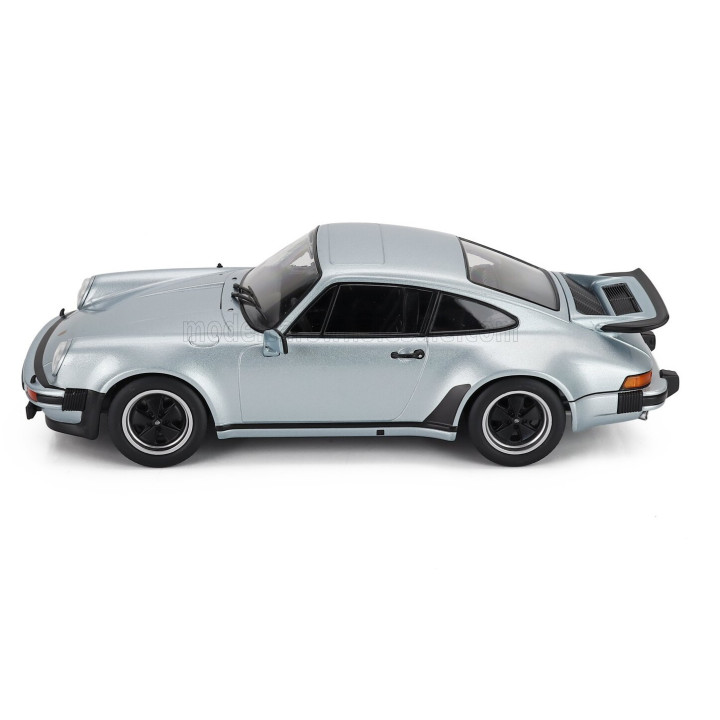 KK SCALE PORSCHE 911 930 3.0L TURBO COUPE 1976 - SILVER 1/18