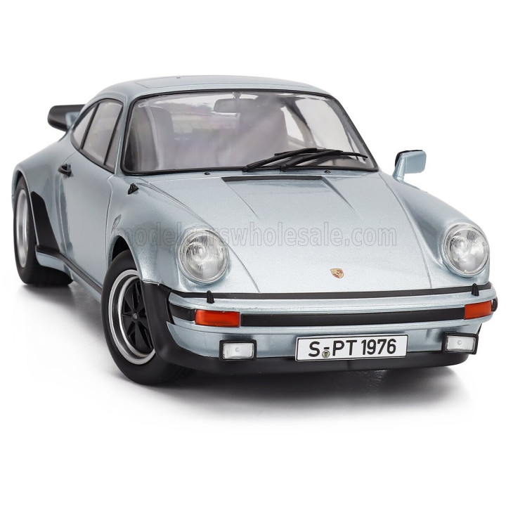 KK SCALE PORSCHE 911 930 3.0L TURBO COUPE 1976 - SILVER 1/18