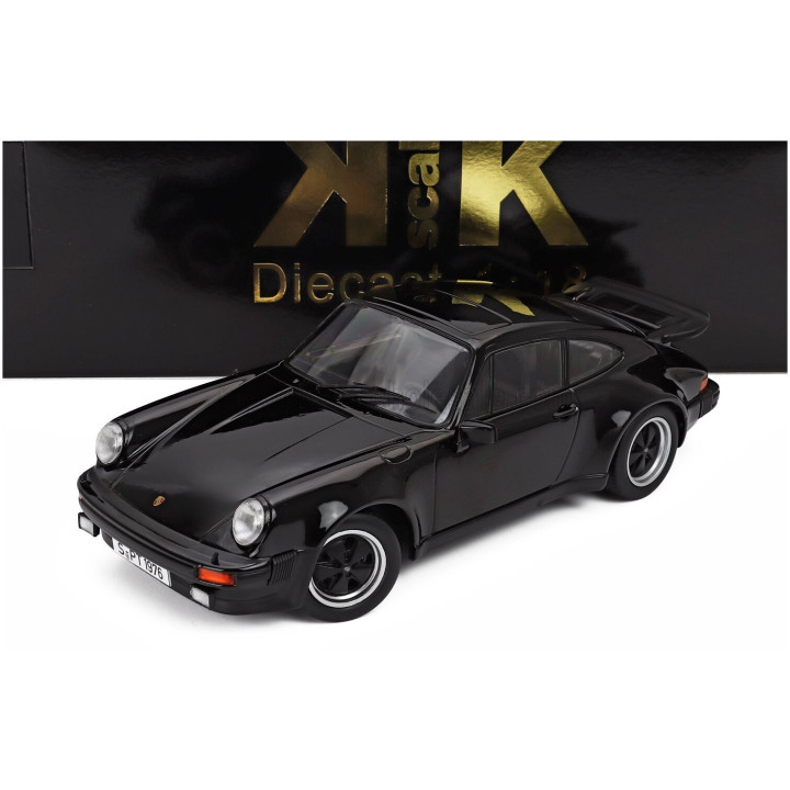KK SCALE PORSCHE 911 930 3.0L TURBO COUPE 1976 - BLACK 1/18