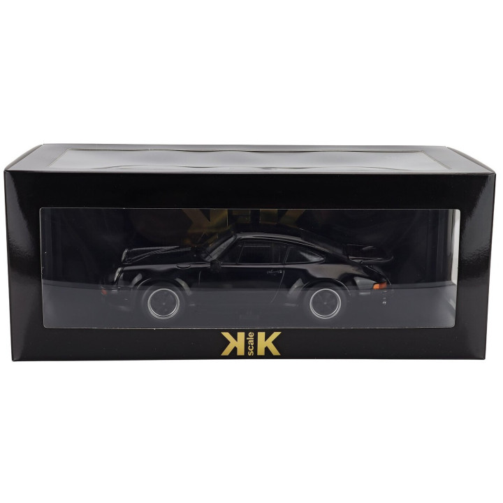 KK SCALE PORSCHE 911 930 3.0L TURBO COUPE 1976 - BLACK 1/18
