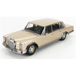 KK SCALE MERCEDES BENZ S-CLASS 600 PULLMAN (W100) 1963 - GOLD MET 1/18